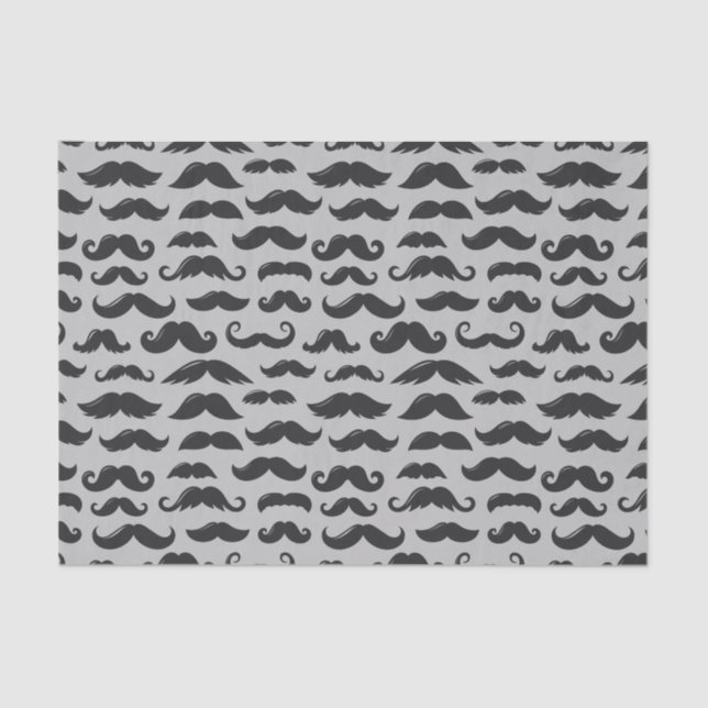 Mustache Mash Tissue Paper (Front)