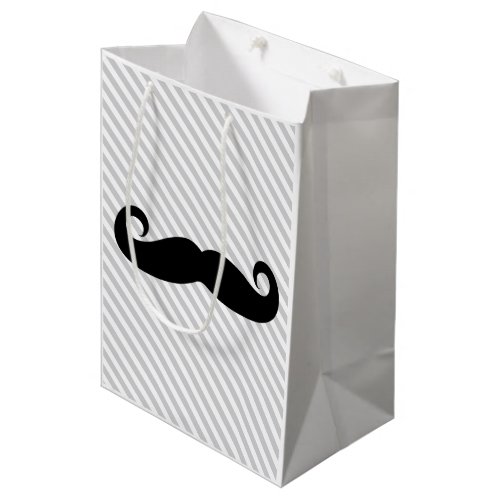 Mustache Medium Gift Bag