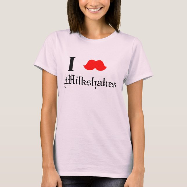 Mustache Milkshakes T-Shirt (Front)