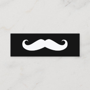Mustache Mini Business Card