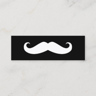 Mustache Mini Business Card