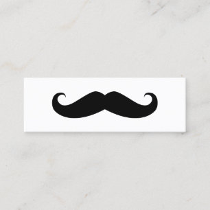 Mustache Mini Business Card