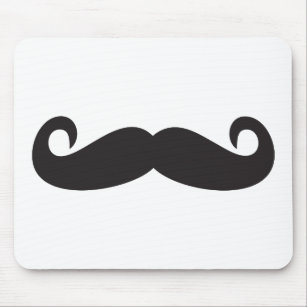 Mustache Mouse Pad