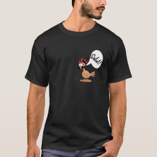 Mustache Moustache Funny Chicken T-Shirt