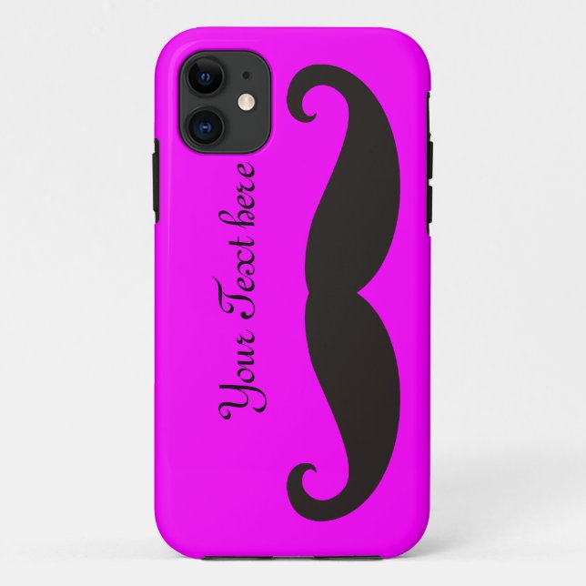 Mustache / Moustache / Schnurrbart Case-Mate iPhone Case (Back)