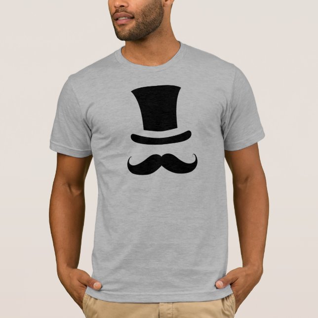 Mustache / Moustache Top Hat (Front)