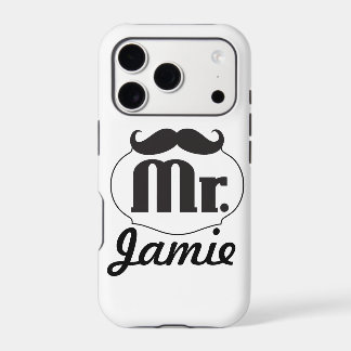 Mustache Mr. Hipster Vintage Retro iPhone 17 Pro Case