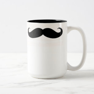 mustache mug