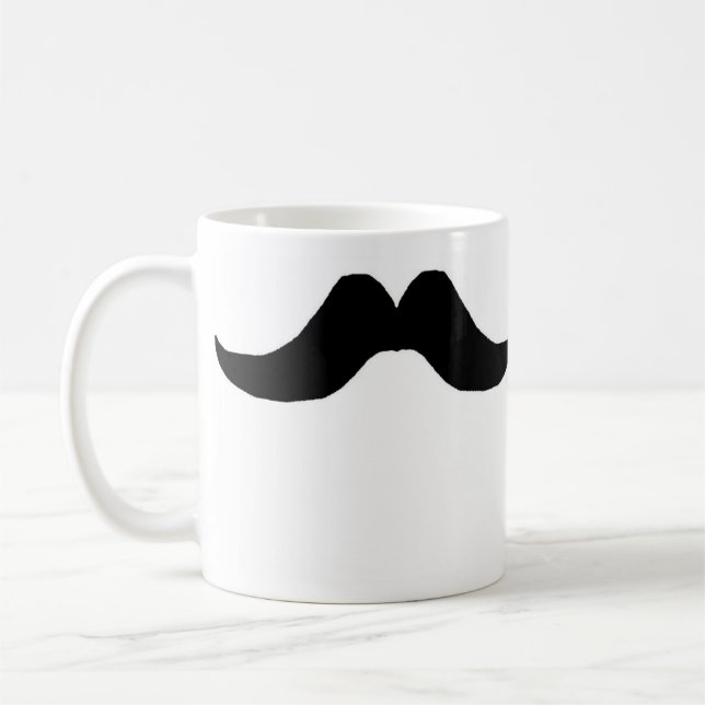 mustache mug (Left)