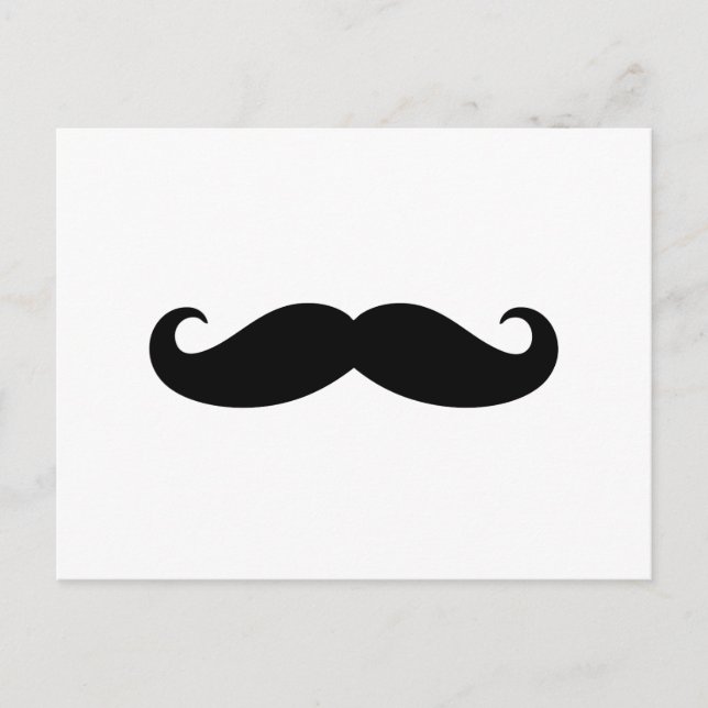 Mustache Mustache, Moustache design Postcard (Front)