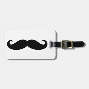 Mustache Mustache, Mustache design Luggage Tag