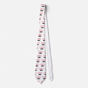 Mustache Neck Tie