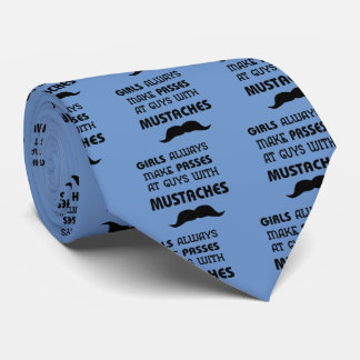 Mustache Neck Tie