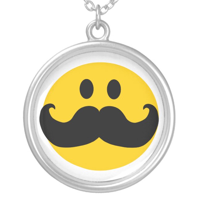 Mustache Necklace (Front)