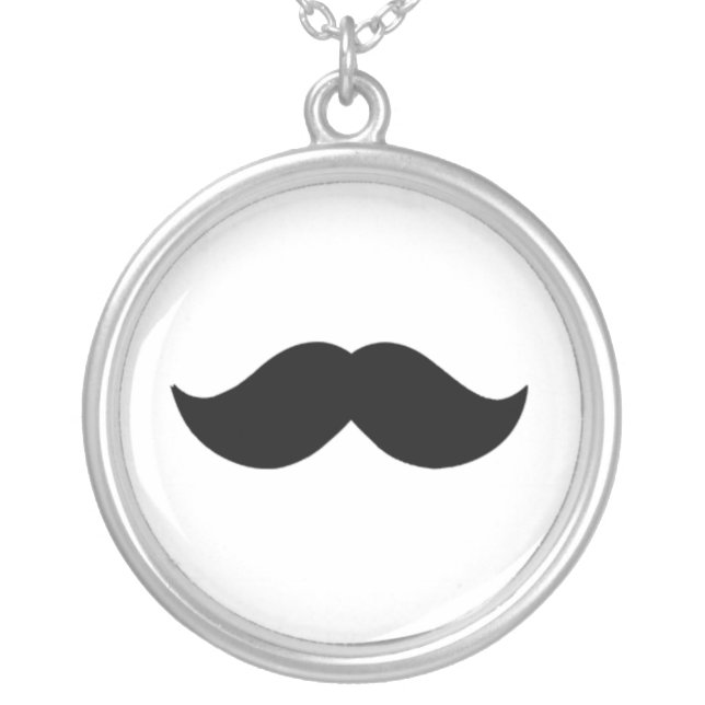 Mustache Necklace (Front)