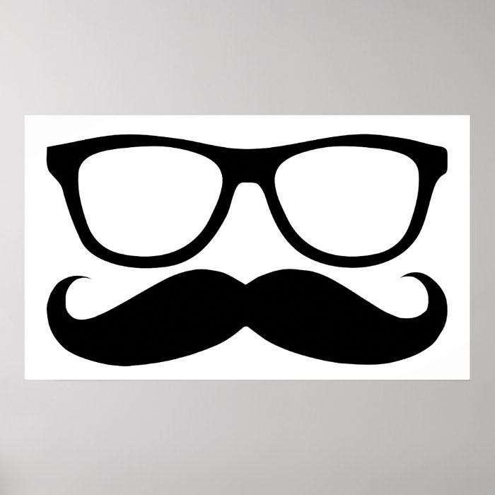 Mustache Nerd Posters