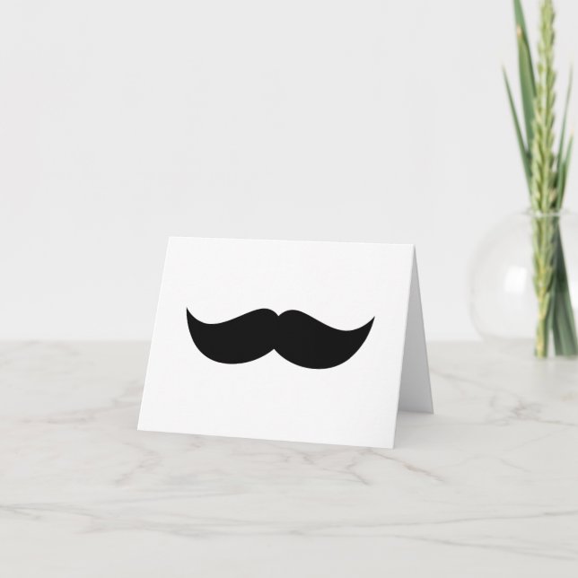 Mustache Note Card (Front)
