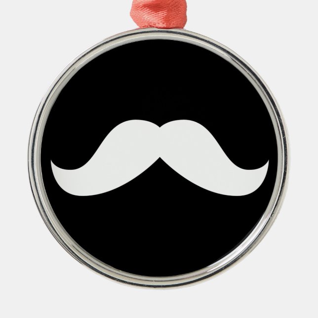 Mustache Ornament (Front)
