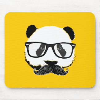 Mustache Pandaz In Da Disco Mouse Pad
