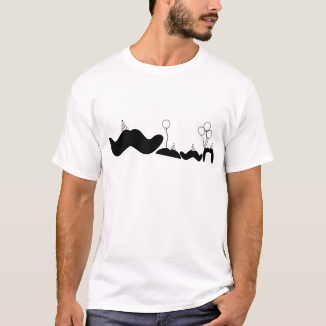 Mustache Party T-Shirt (Front)