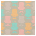 Mustache pattern 2 fabric