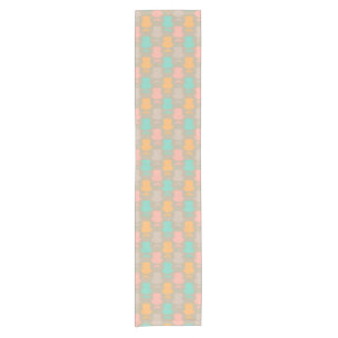 Mustache pattern 2 short table runner