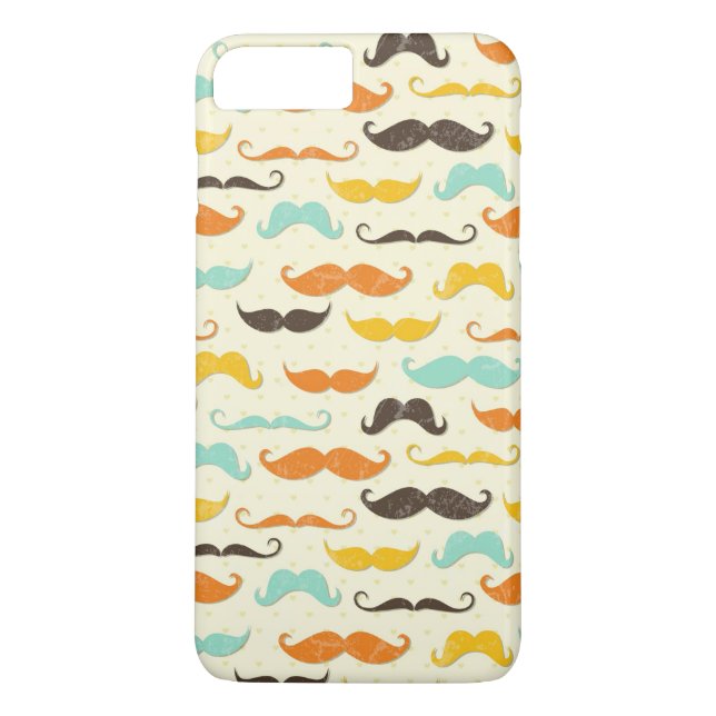 Mustache pattern 3 Case-Mate iPhone case (Back)