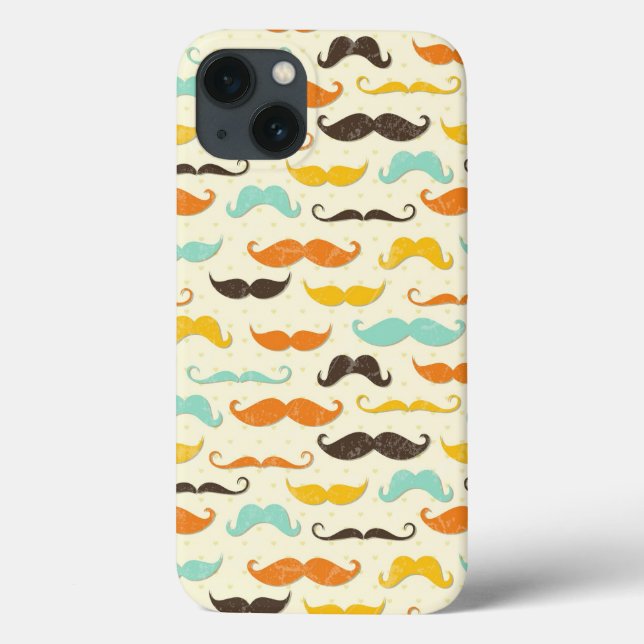 Mustache pattern 3 Case-Mate iPhone case (Back)