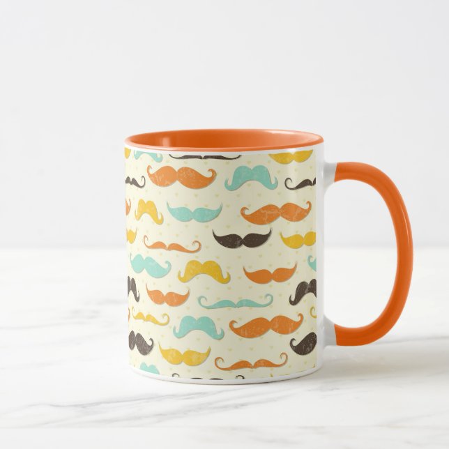 Mustache pattern 3 mug (Right)