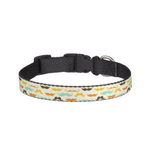 Mustache pattern 3 pet collar