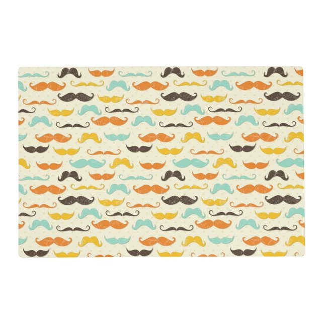Mustache pattern 3 placemat (Front)