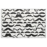 Mustache Pattern Fabric