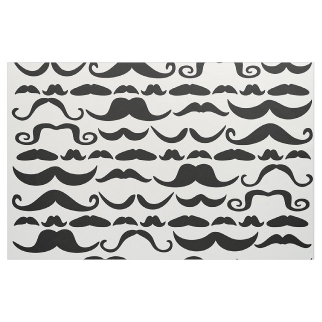 Mustache Pattern Fabric (Yard)