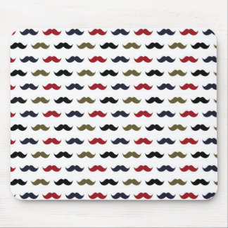 Mustache Pattern Mouse Pad