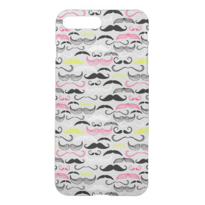 Mustache pattern, retro style iPhone 8 plus/7 plus case