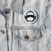 Mustache Penguin Button (In Situ)