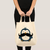 Mustache Penguin Trend Tote Bag (Front (Product))
