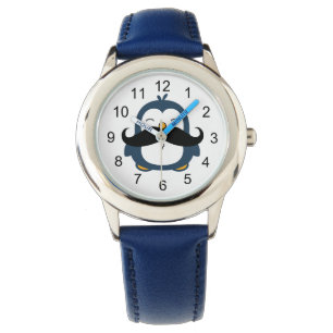 Mustache Penguin Watch