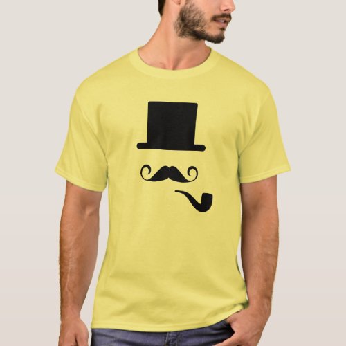 Mustache & Pipe Pictogram T-Shirt Mustache Pipe Pictogram T_Shirt