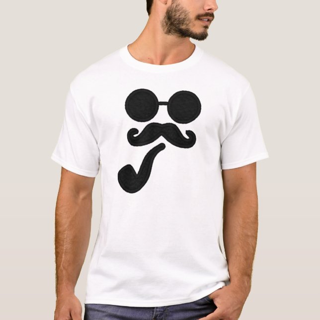 Mustache Pipe T-Shirt (Front)