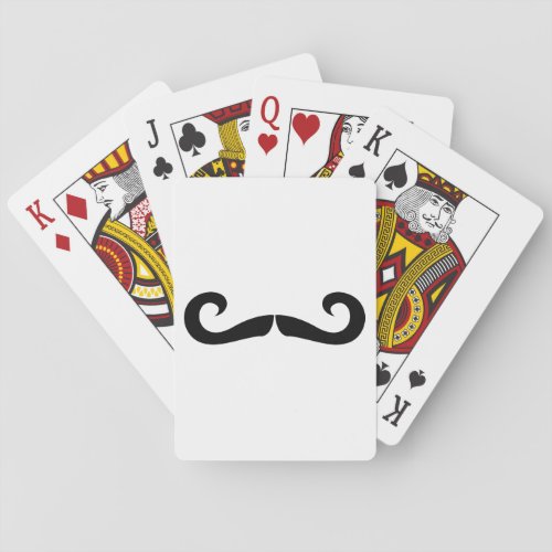 Mustache Playing Cards