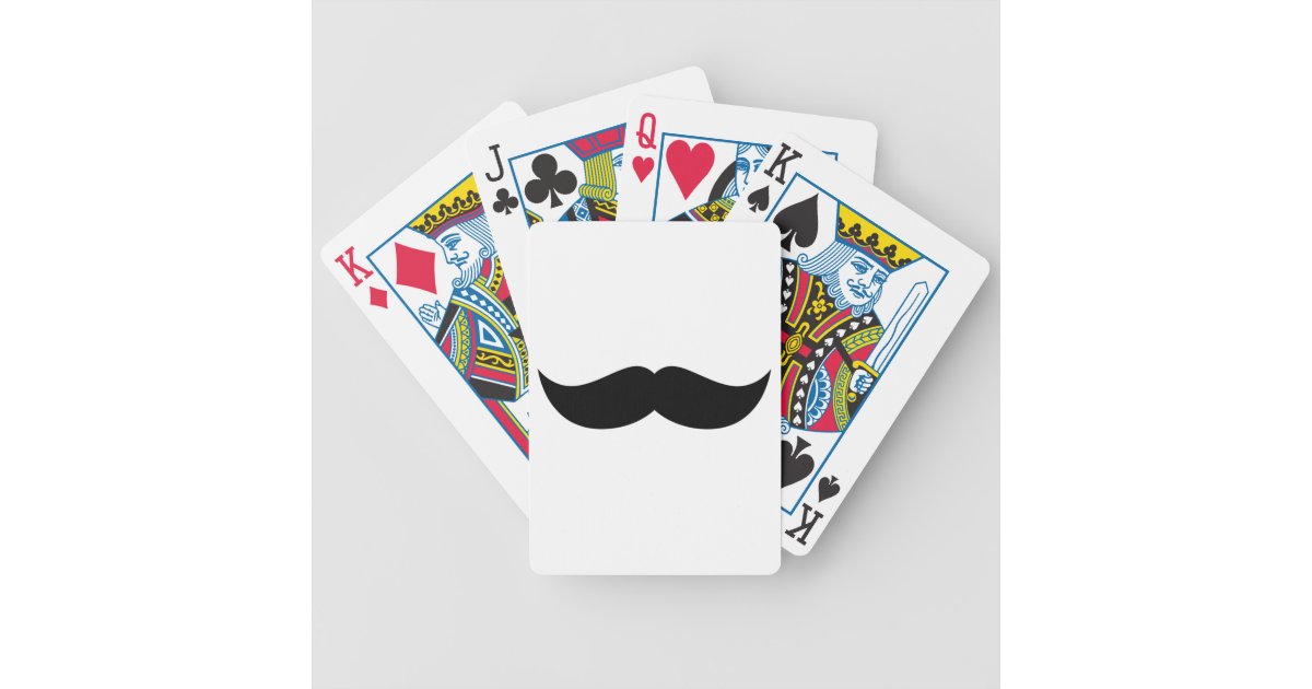 Mustache Playing Cards