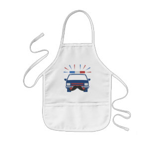 Mustache Police apron - choose style & color