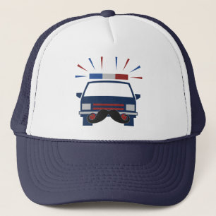 Mustache Police hat - choose color