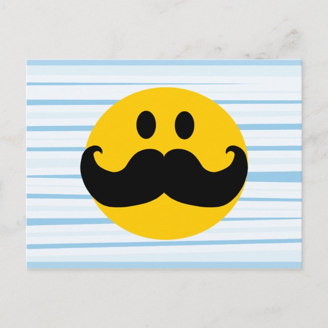 Mustache Postcard (Front)