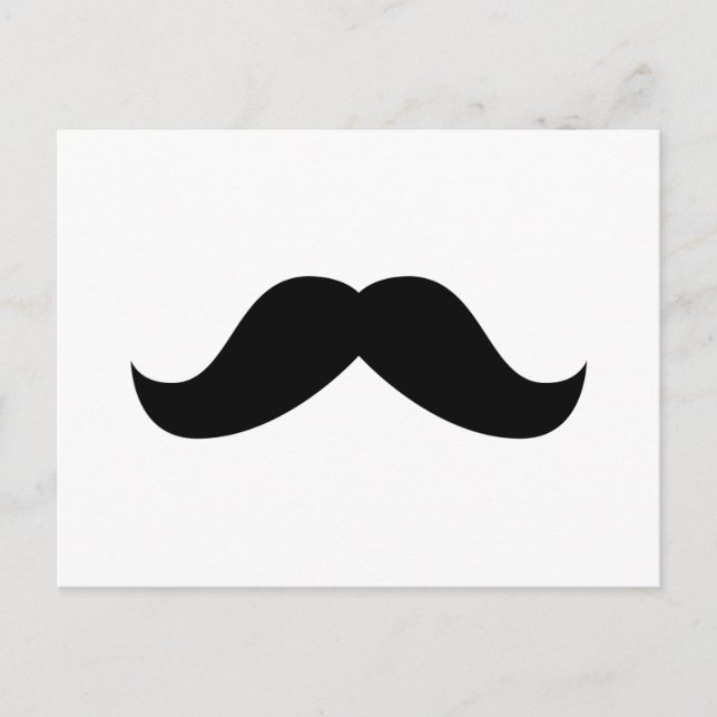 Mustache Postcard (Front)