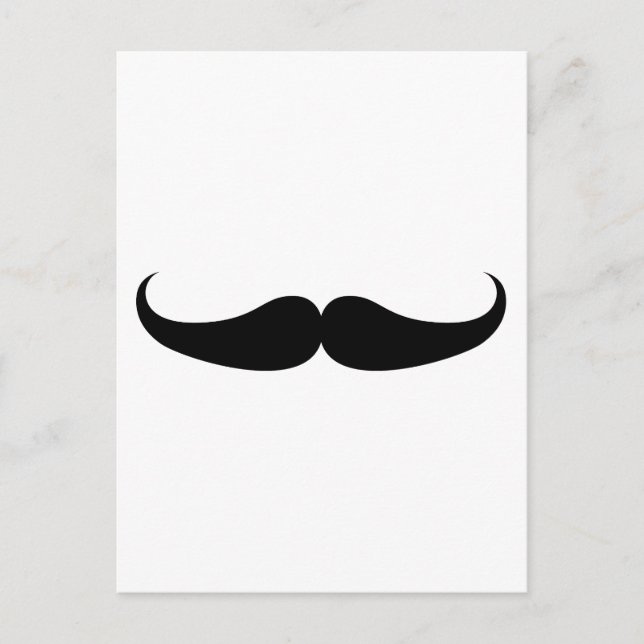 Mustache Postcard (Front)