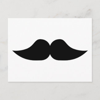 Mustache Postcard