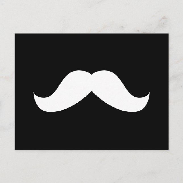 Mustache Postcard (Front)