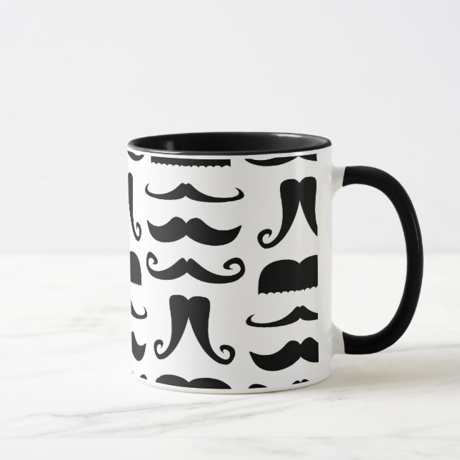 Mustache Print Mug (Right)